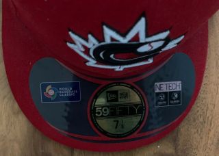 Team Canada 2013 World Baseball Classic Hat - By Era - Fitted Size 7 1/8 2