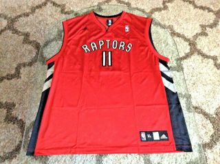 Toronto Raptors T.  J.  Ford 11 Red Jersey Adult Extra Large Xl Adidas