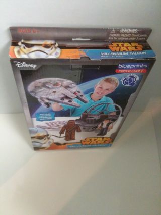 Star Wars Millennium Falcon Adventure Pack Papercraft Playset Han Solo Chewbacca 3