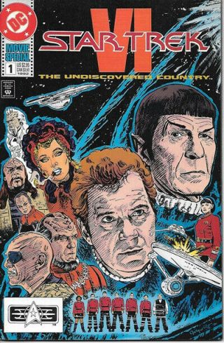 Star Trek Vi: The Undiscovered Country Movie Comic Book Dc 1992 Very Fine -