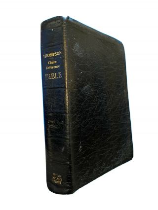 Thompson Chain Reference Bible Kjv Red Letter Word Aflame