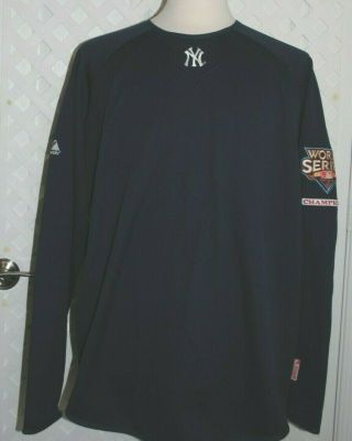 York Yankees Majestic Therma Base 2009 World Series & Champion Patch Xl