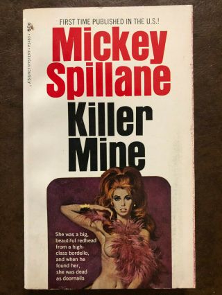 Mickey Spillane Killer Mine Mike Hammer Gga Sleaze Great Cover Art