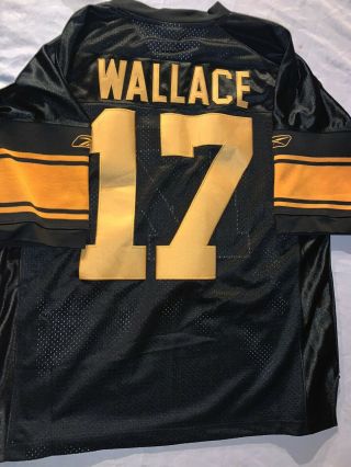 Pittsburgh Steelers Reebok Stitched Jersey Mike Wallace 17 Size 48 Color Rush
