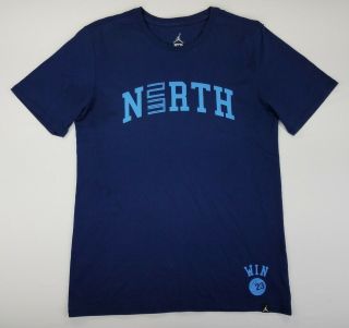University Of North Carolina Tarheels Nike Air Jordan T - Shirt Size M " North "