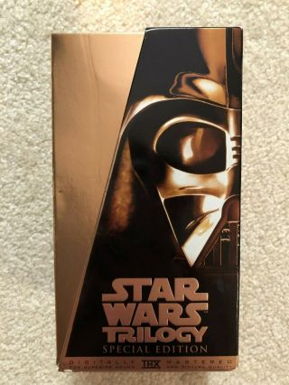 Star Wars Trilogy 1997 Special Edition Vhs Set Of 3 Tapes