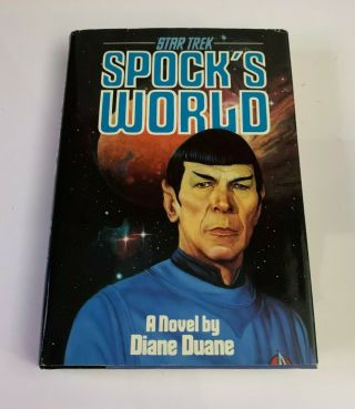 Star Trek Spocks World Hardcover Book 1988