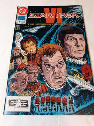 Star Trek Vi: The Undiscovered Country,  Movie Comic Book,  Dc,  Raw,  Ungraded