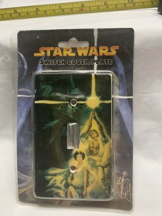 Star Wars Light Switch Cover - Luke And Leia Nip
