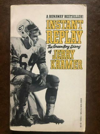 Jerry Kramer Instant Replay Green Bay Packers Diary Lombardi Great Cover Photos