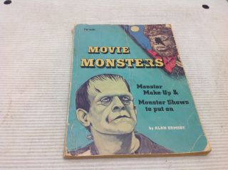 Movie Monsters Book - Monster Make Up And Monster Shows To Put On