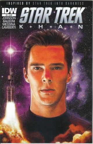 Star Trek Movie Khan Comic Book 3 Regular Cover Idw 2013 Unread