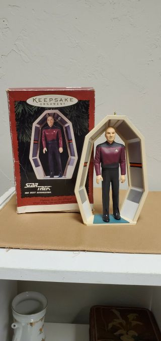 Hallmark Keepsake Ornament 1995 Star Trek Captain Jean