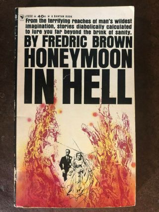 Fredric Brown Honeymoon In Hell 1963 Great Cover Art