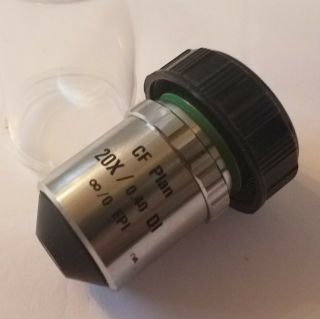 Nikon Cf Plan 20x 0.  4 Di Objective Microscope Lens Interferometer