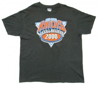 Nba 2000 York Knicks I Still Believe T - Shirt Men 