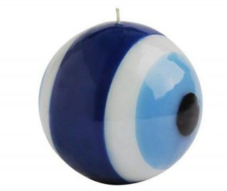 Evil Eye Candle 10 Cm Two - Sided Turkish Amulet Talisman Nazar Charm Protector