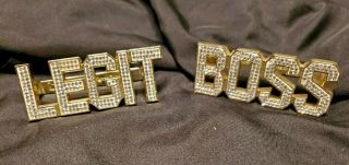 Legit Boss Sasha Banks Wwe Authentic " Bling " Ring Set