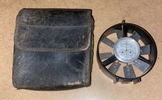 Vintage Davis Instruments Anemometer Air Flow Meter Wind Measuring Coal Mining