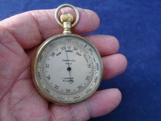 Antique Pocket Barometer/altimeter By Lennie,  Loretto School Connection