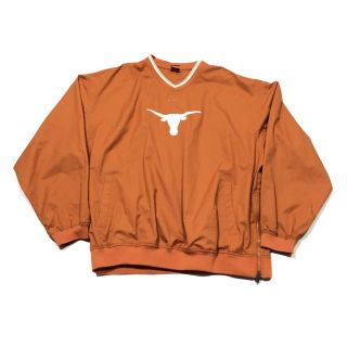 Vintage Nike University Of Texas Ut Pullover Adult Size Xxl 2xl Burnt Orange