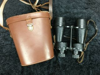 Vintage Antique Ross London Mk 2 X 7 Bino Prism Binoculars Leather Case