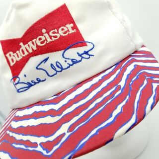 Vintage Early 90’s NASCAR Bill Elliott Budweiser Racing Snapback Hat USA 2