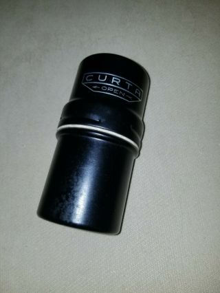 Curta Type 1 Mechanical Calculator,  Metal Storage Container