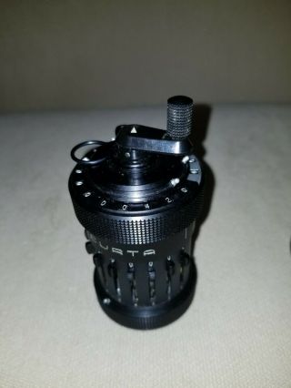 CURTA Type 1 mechanical calculator,  metal storage container 5