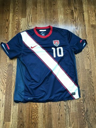 2010 World Cup Usa Football Jersey Nike Xl Landon Donovan 10