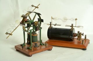 Early Electric Motor/rotator Froment Style,  With Coil And Tubes