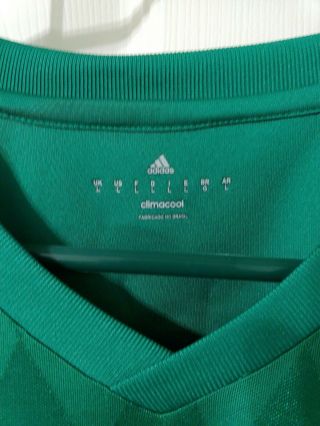 Adidas Men Sz L Palmeiras Crefisa Soccer Futbol Football Jersey Climacool $129 3