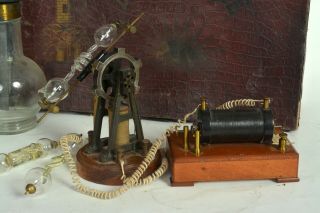 Early electric motor/rotator in experimental box,  Pericaud,  Paris,  1890 2