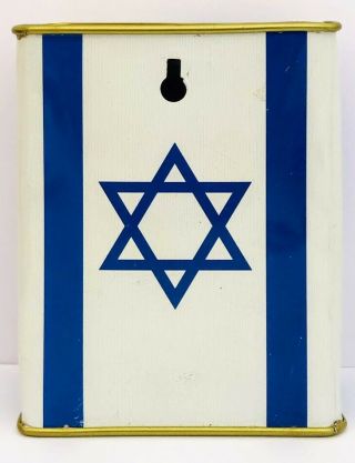 Judaica JNF/KKL 1997 Jerusalem 3000 Savings Box (Blue Box),  Key 3