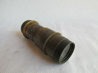 Bausch And Lomb Optical Co Vintage Brass Lens For 8 In Ef,  Wear,  For Restore