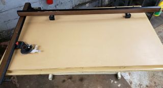 Drafting Table / Drafting Machine By Hamilton And Bruning,  45 " X 71 " Table