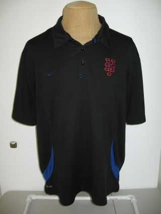 York Mets Nike Polo Shirt Adult Men 