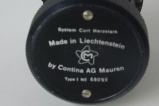 CURTA Type 1 mechanical calculator,  metal storage container and instruction manu 6
