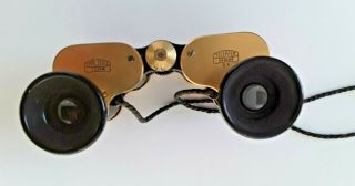 Carl Zeiss Jena Teleater Opera Glasses With Leather Cover And Leather Bag