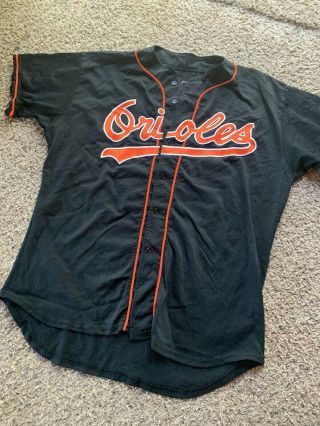 Vintage Rare Sewn Baltimore Orioles Game Style Jersey Sz.  52 Xxl 12 Minors?