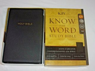 Kjv,  Know The Word Study Bible,  Leather,  Lay Flat