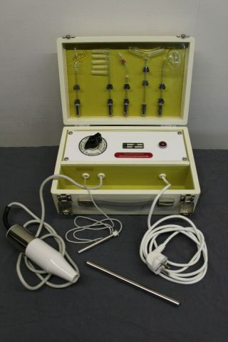 Vintage Helios Violet Wand / Ray Medical Machine Electro Fetish Electrodes