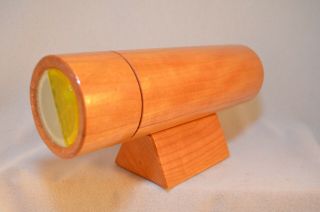 Solid Cherry Oil Scope By Harold Bieber With Perfect 30 - 60 - 90 Mirrors