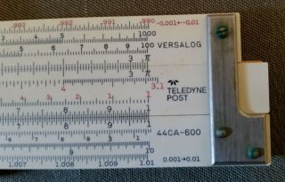 Teledyne Post Versalog Ii - 44ca - 600 Slide Rule (limited Production 1972 - 1975)