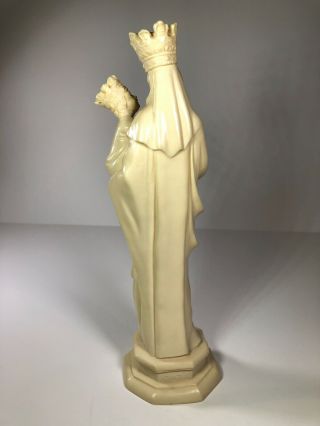 Vintage Italian A.  Santini Sculpture Figure of Virgin Mary / Madonna 9 