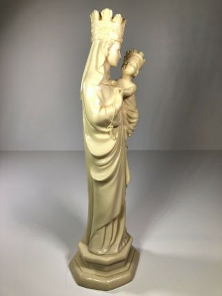 Vintage Italian A.  Santini Sculpture Figure of Virgin Mary / Madonna 9 