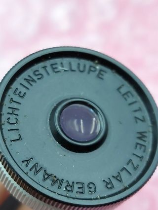 Vintage leitz wetzlar 7157 accessories for microscope in wooden box 3