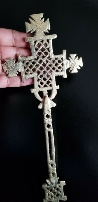 Ethiopian Blessing Cross Orthodox Coptic Hand Crafted In The Usa