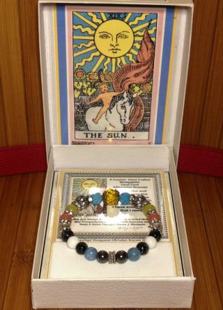 The Sun Tarot Card Affirmation Bracelet By Westgatelet Bracelets