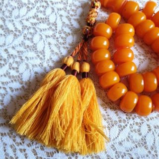 german 33 amber bakelite cherry Prayer Beads komboloi beads faturan فاتوران 2